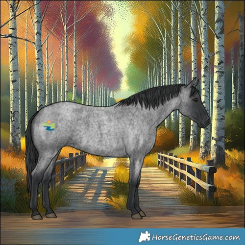Horse Color:Blue Roan