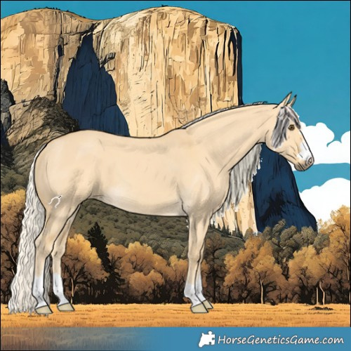Horse Color:Palomino Dun 