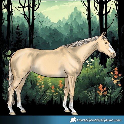 Horse Color:Palomino Dun 