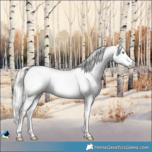Horse Color:Cremello Dun 