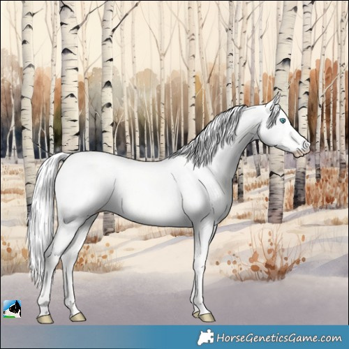 Horse Color:Silver Smoky Creme Dun