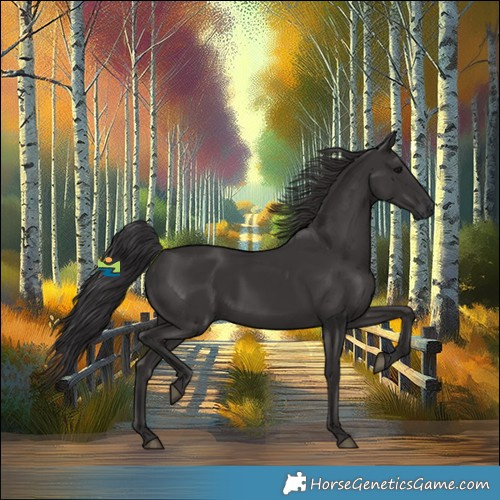 Horse Color:Smoky Black