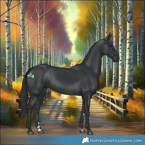 Horse Color:Black 