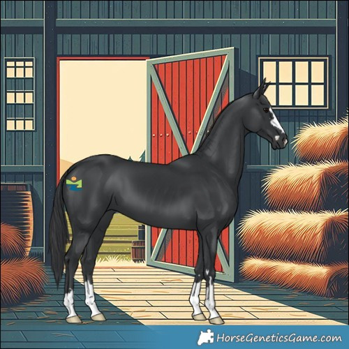 Horse Color:Black 