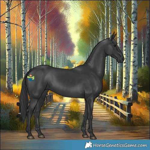 Horse Color:Black 