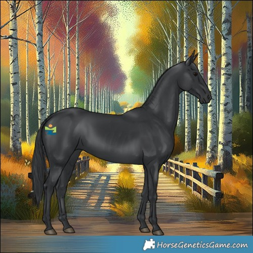 Horse Color:Black 