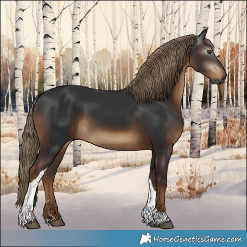 Horse Color:Gray Liver Chestnut Tobiano Rabicano 