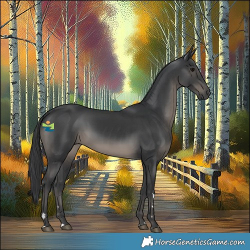 Horse Color:Black 