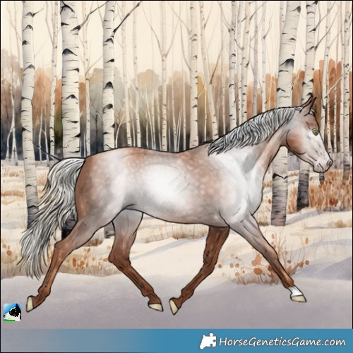 Horse Color:Gray Gold Champagne Mushroom