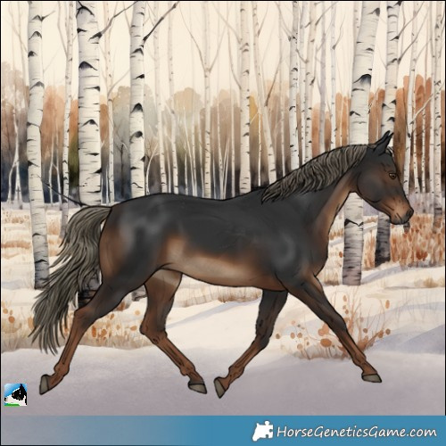 Horse Color:Gray Liver Chestnut Mushroom 