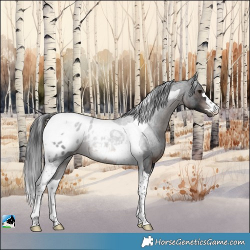 Horse Color:Brown Tobiano Blanket Rabicano