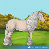 Horse Color:Cremello  and Cremello 