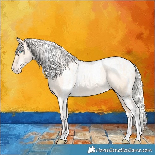 Horse Color:Silver Amber Champagne Pearl Dun Tobiano Appaloosa Rabicano and Silver Amber Champagne Pearl Dun Tobiano Appaloosa Rabicano