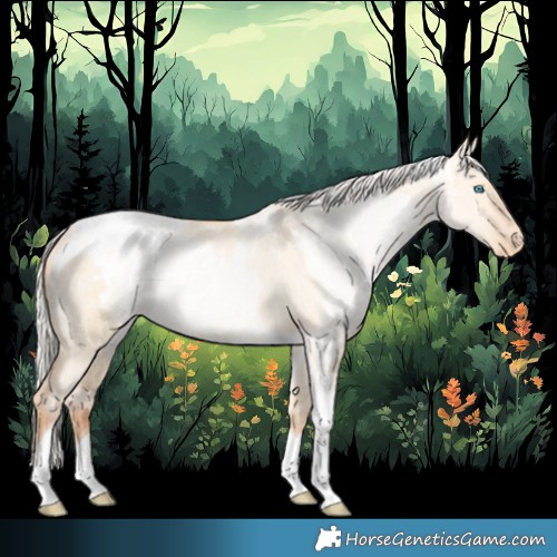Horse Color:Silver Amber Champagne Pearl Dun Tobiano Appaloosa Rabicano  and Silver Amber Champagne Roan Pearl Dun Tobiano Appaloosa Rabicano 
