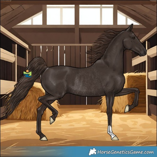 Horse Color:Liver Chestnut Rabicano 