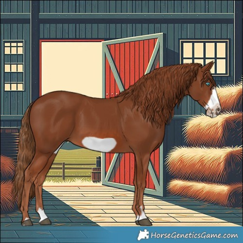 Horse Color:Chestnut Frame 