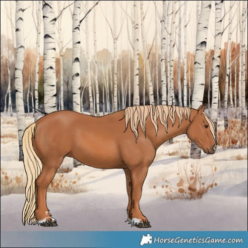 Horse Color:Chestnut 