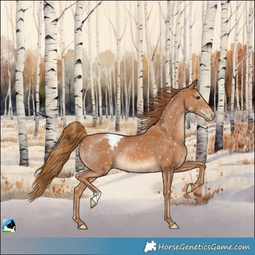 Horse Color:Chestnut Appaloosa 