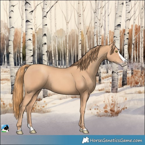 Horse Color:Gold Champagne Splash 