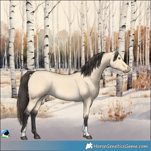 Horse Color:Buckskin Dun Tobiano 