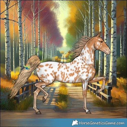 Horse Color:Chestnut Appaloosa 
