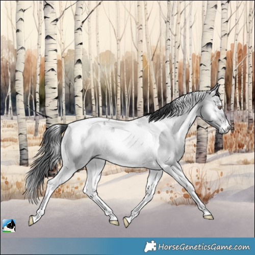 Horse Color:Bay Chinchilla Onyx Tobiano 