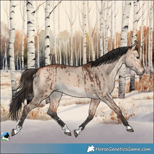 Horse Color:Bay Dun Mushroom Brindle