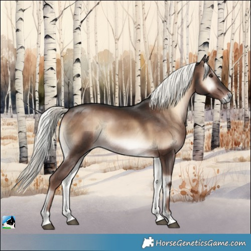 Horse Color:Liver Red Onyx Mushroom 