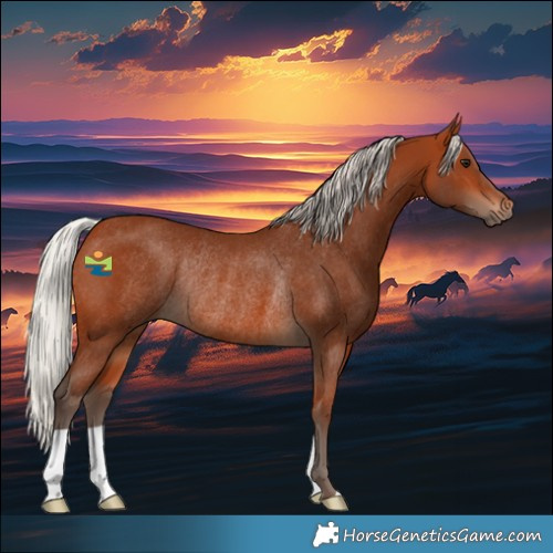 Horse Color:Silver Bay Rabicano 
