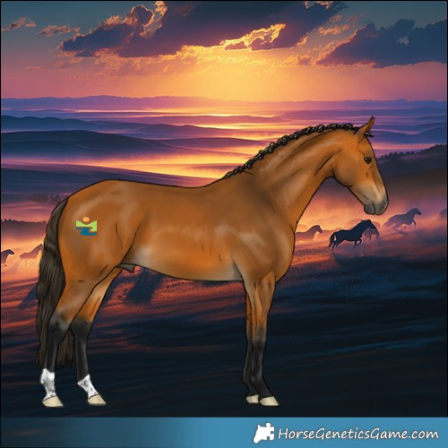 Horse Color:Gray Buckskin 