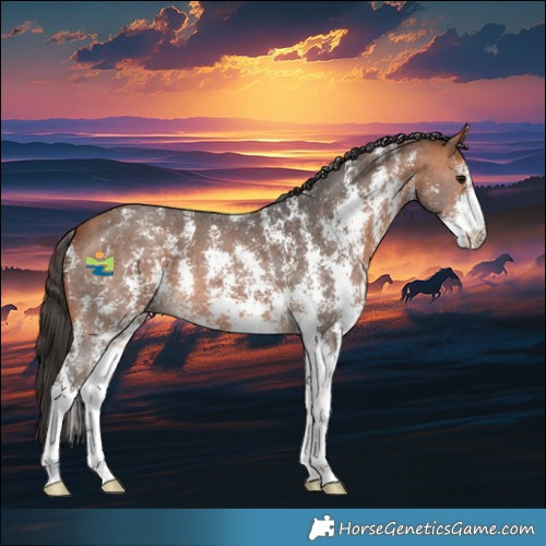 Horse Color:Bay Sabino