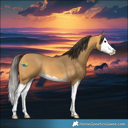 Horse Color:Buckskin Splash 