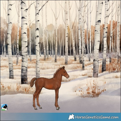 Horse Color:Chestnut Appaloosa 