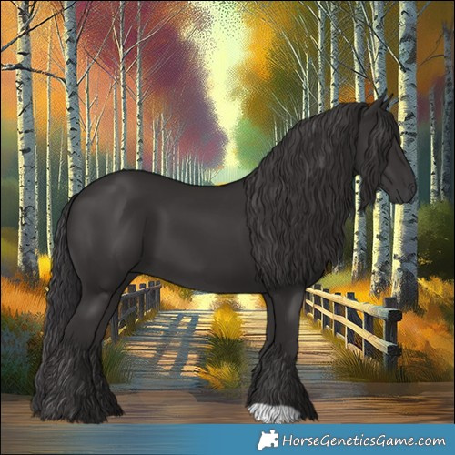 Horse Color:Smoky Black 