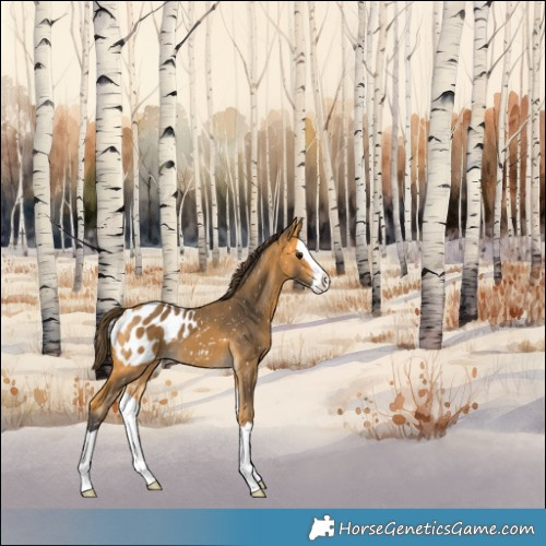Horse Color:Buckskin Splash Appaloosa 