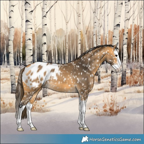 Horse Color:Buckskin Splash Blanket