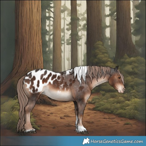 Horse Color:Liver Chestnut Tobiano Appaloosa Rabicano 