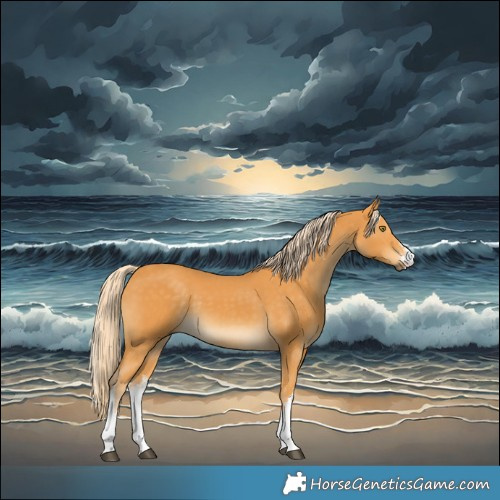 Horse Color:White Spotted Palomino 