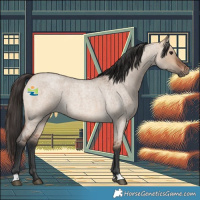 Horse Color:Bay Roan Dun 