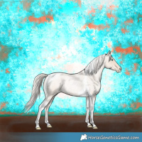 Horse Color:Gold Cream Champagne Roan Pearl Tobiano Rabicano