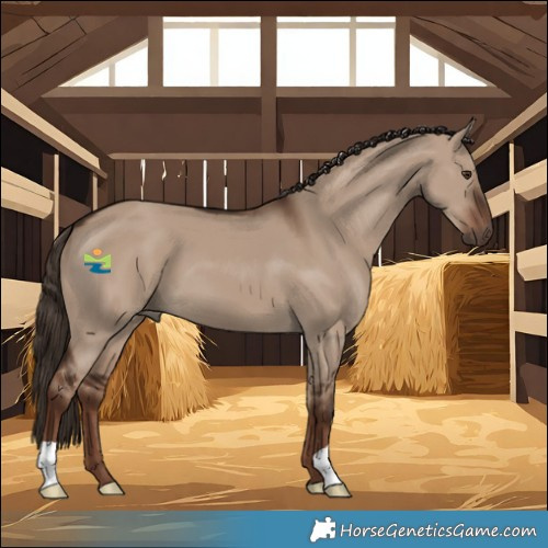 Horse Color:Liver Red Dun 