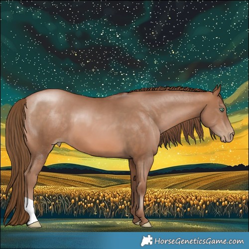 Horse Color:Brown Pearl