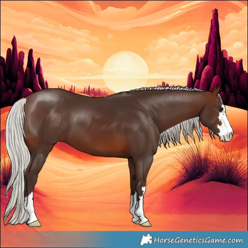 Horse Color:Silver Brown 