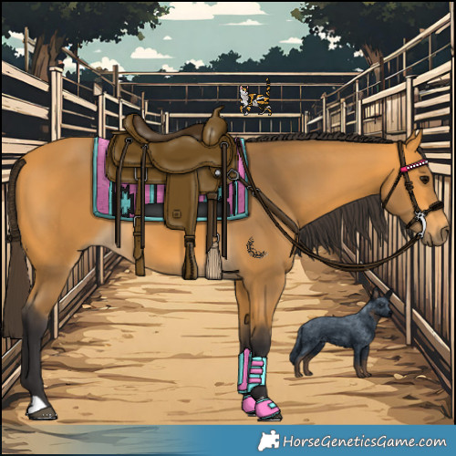 Horse Color:Buckskin 