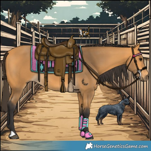 Horse Color:Buckskin 
