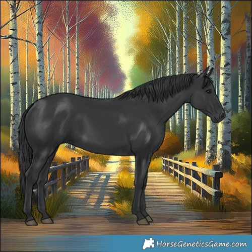 Horse Color:Black 