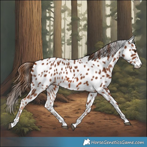 Horse Color:Chestnut Appaloosa 