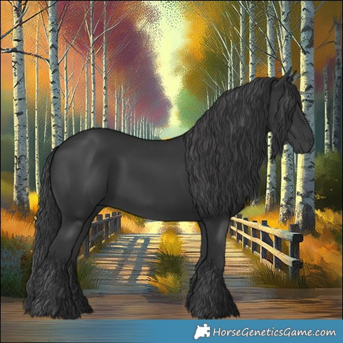 Horse Color:Black 