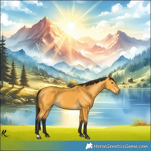 Horse Color:Buckskin 