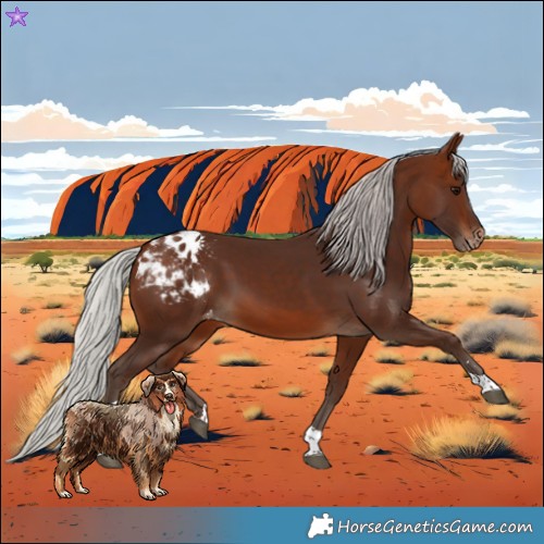 Horse Color:Silver Brown Tobiano Varnish 